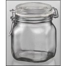 Glass Jars  - Fido Air-Tight Glass Canister - 0.75 litre (1/2 lb.)